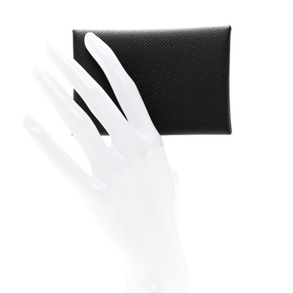 Hermes Calvi Duo Chamkila Goatskin Card Holder Wallet - Picture 16 of 16